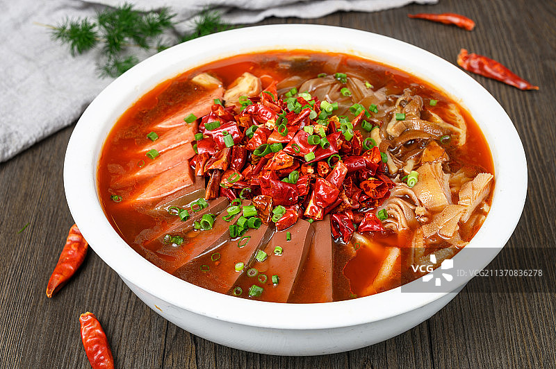 中餐美食-毛血旺图片素材