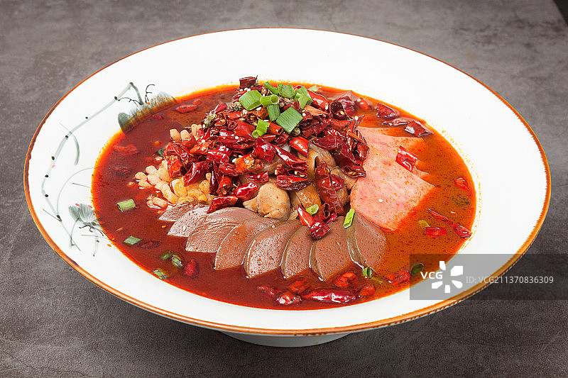 中餐美食-毛血旺图片素材