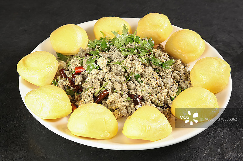 中餐美食-麻籽豆腐图片素材