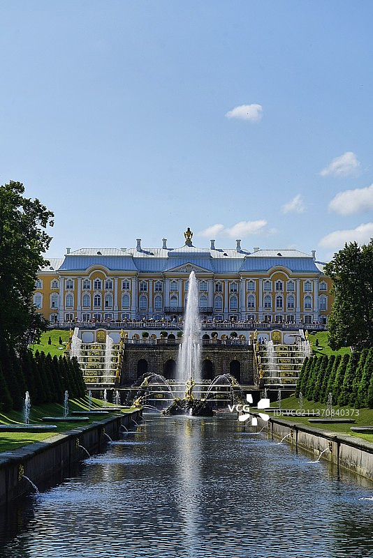 俄罗斯圣彼得堡夏宫图片素材