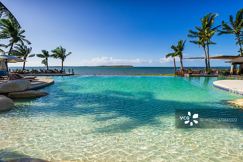 南半球斐济主岛喜来登海景酒店图片素材