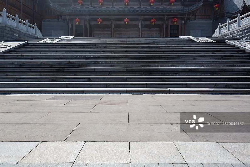 重庆园博园的古典建筑图片素材