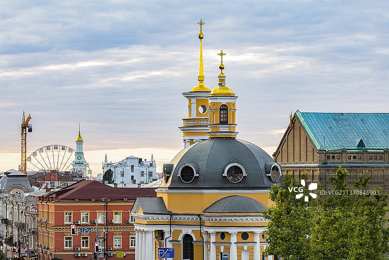 乌克兰首都基辅风光图片素材