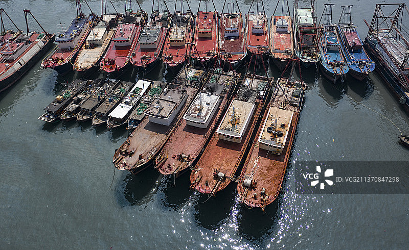 侨港的船图片素材