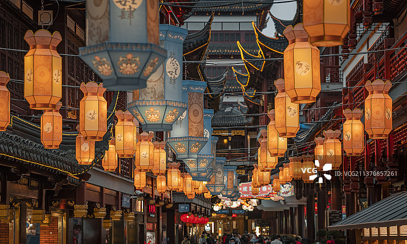 豫园灯会图片素材
