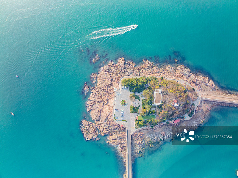 青岛栈桥奥帆中心海滨风光图片素材