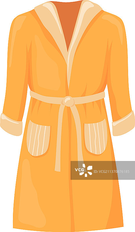 浴袍图标：柔软家居保暖服图片素材