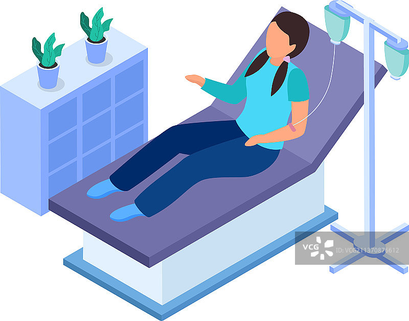 癌症滴注程序组合图片素材