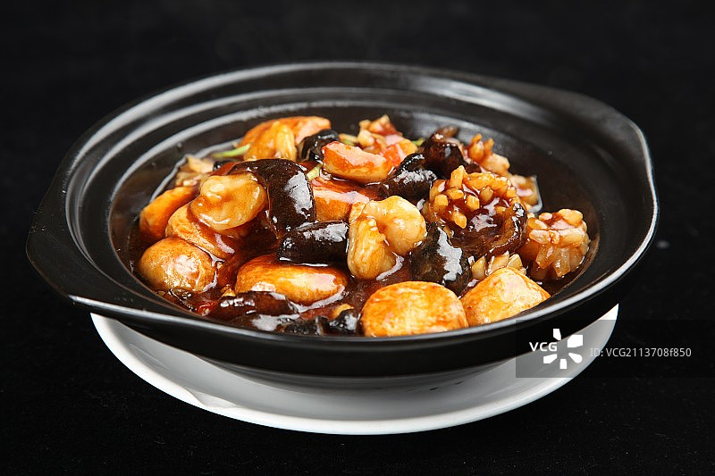 海鲜豆腐煲图片素材