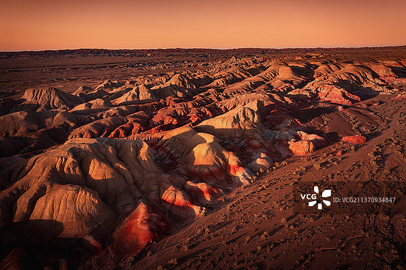 新疆阿勒泰富蕴县五彩城丹霞地貌自然风光图片素材