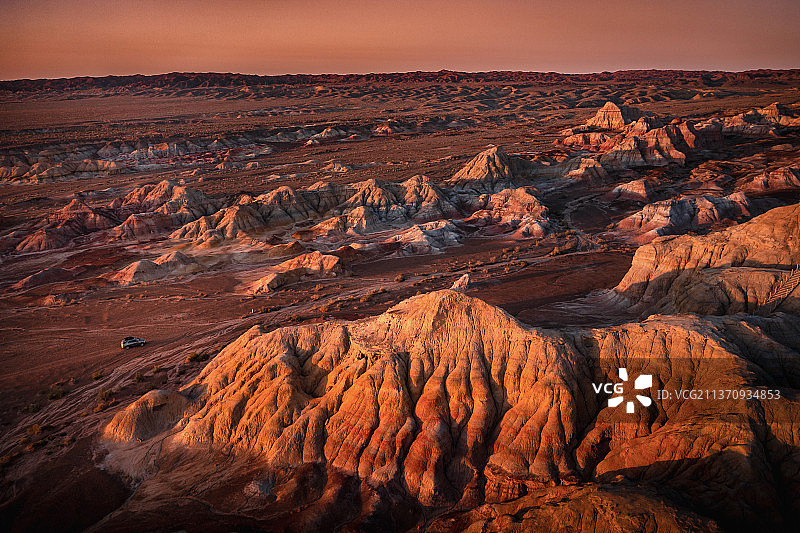 新疆阿勒泰富蕴县五彩城丹霞地貌自然风光图片素材