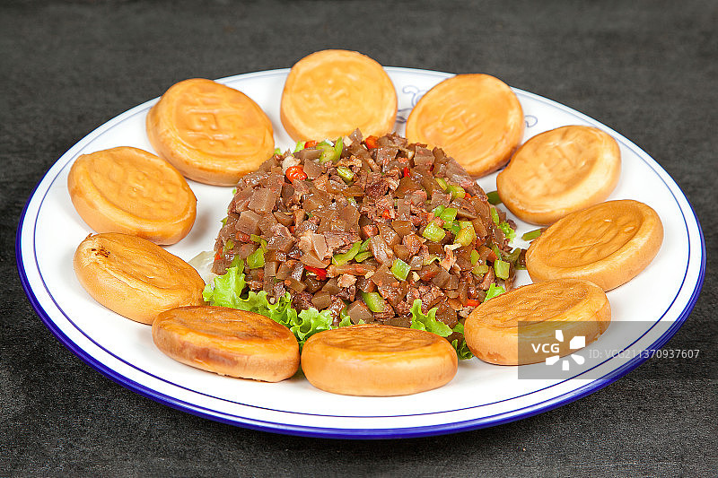 中餐美食-驴肉酥图片素材