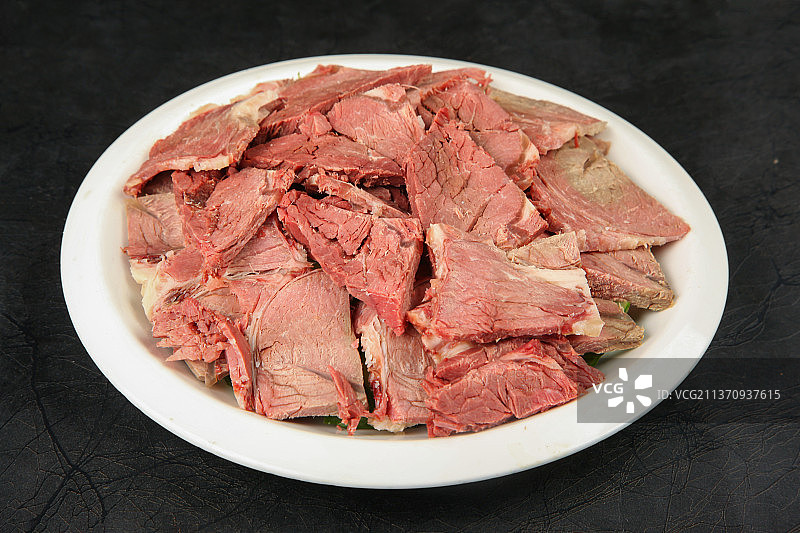 中餐美食-驴肉拼盘图片素材