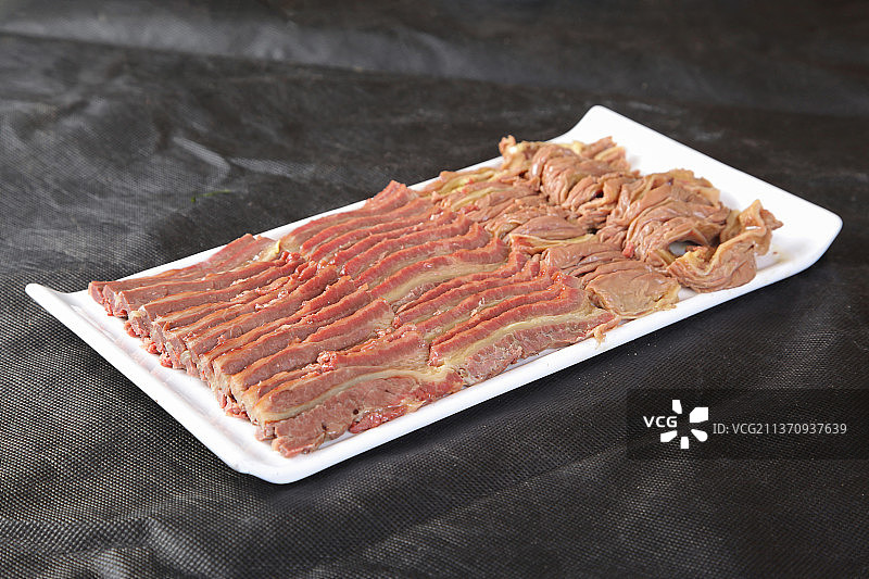 中餐美食-驴肉拼盘图片素材