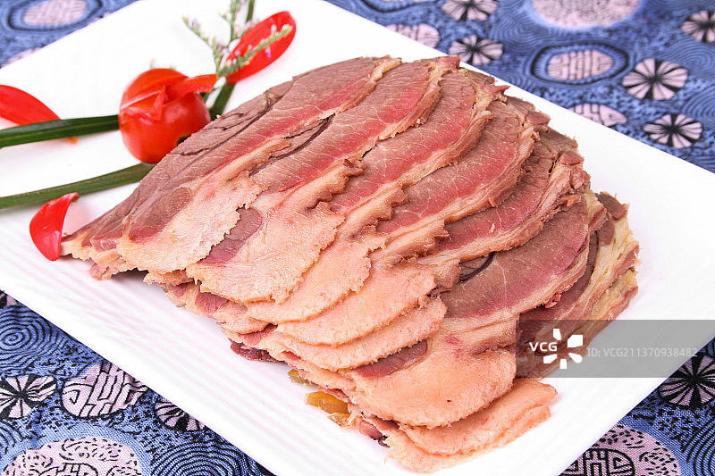 中餐美食-酱驴肉图片素材