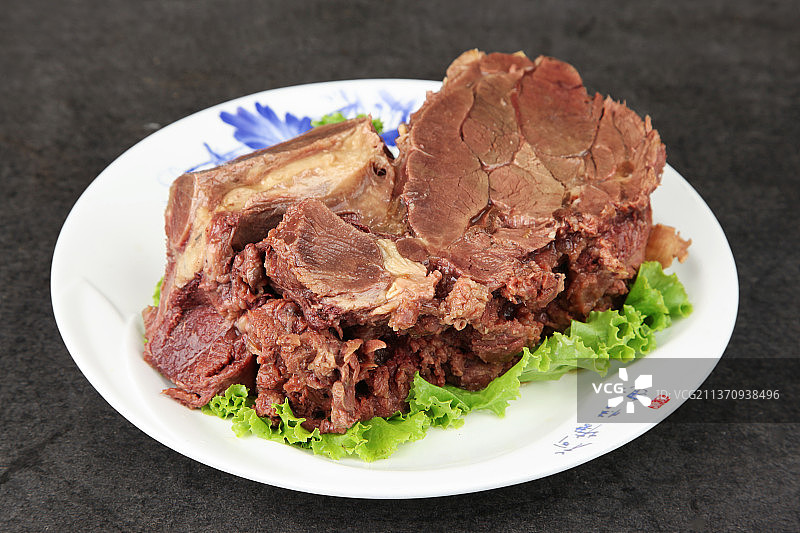中餐美食-酱驴肉图片素材