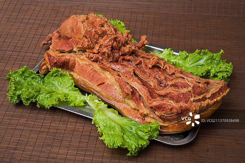 中餐美食-酱驴肉图片素材