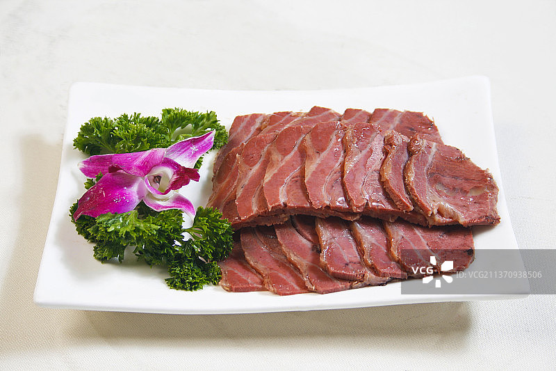 中餐美食-酱驴肉图片素材