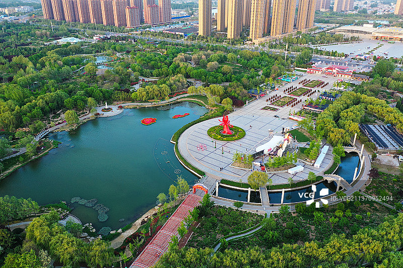 国花魂广场+山东省菏泽市牡丹区曹州牡丹园图片素材