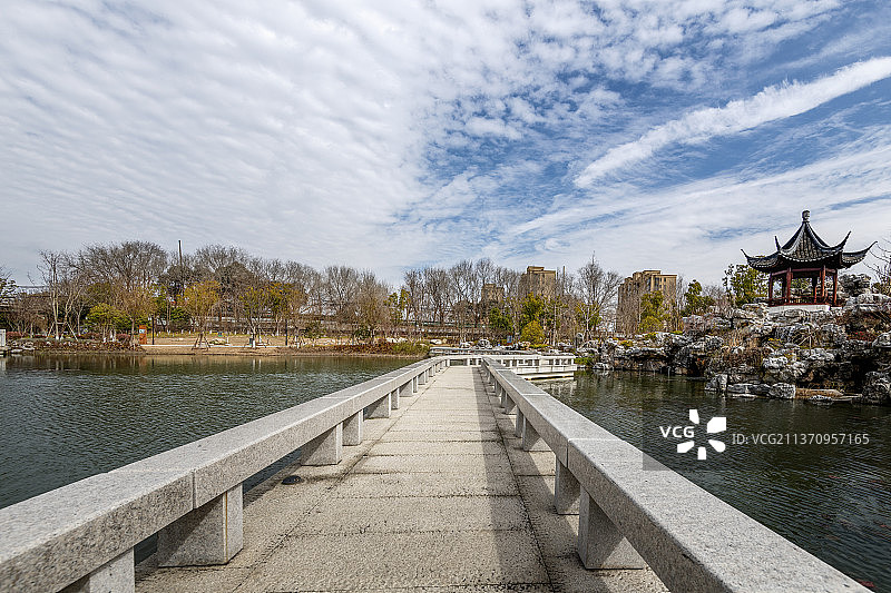 上海青浦清溪园图片素材