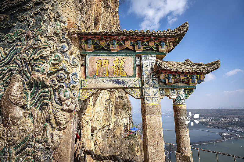 云南昆明西山风景区图片素材