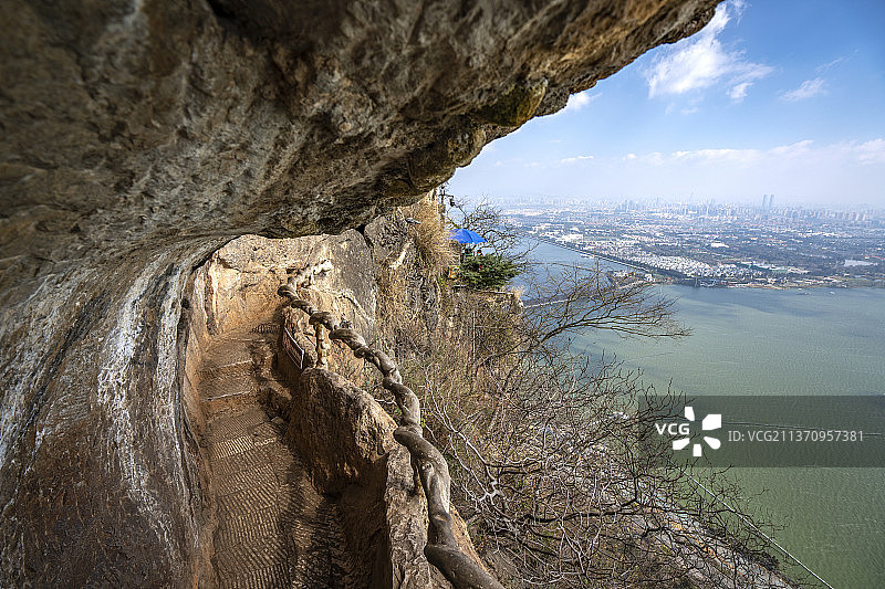 云南昆明西山风景区图片素材