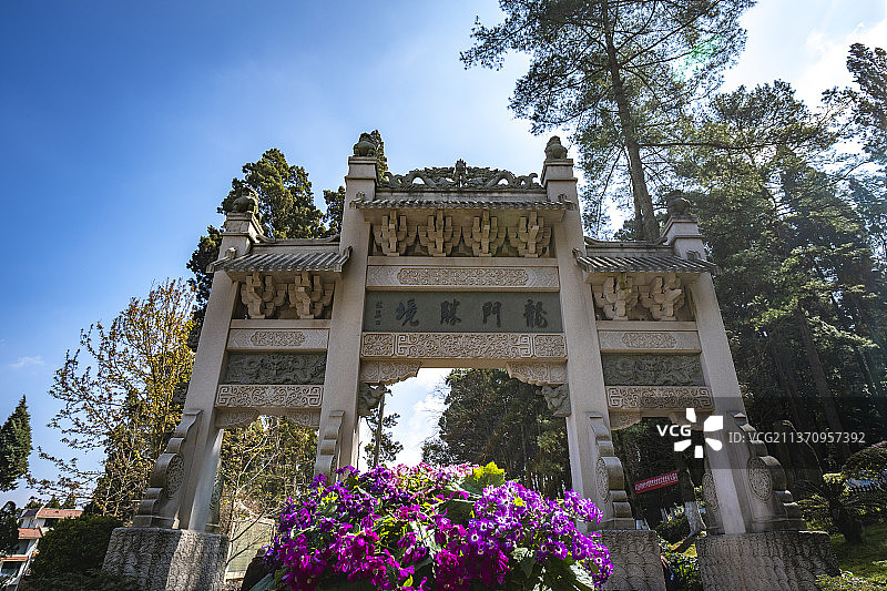 云南昆明西山风景区图片素材