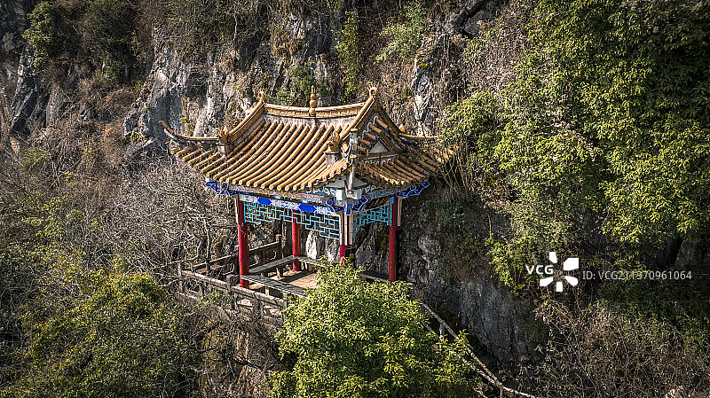 昆明西山 山脉 山峰图片素材