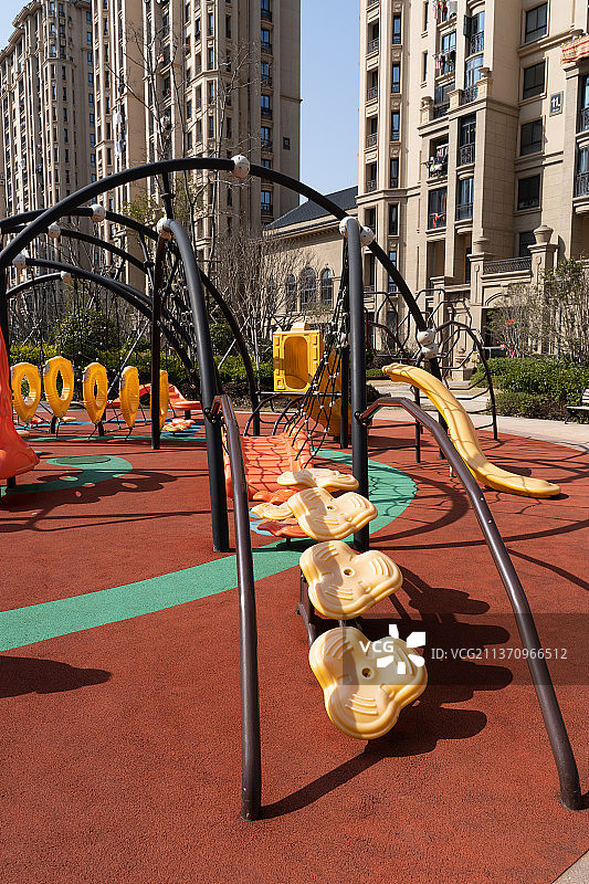 居住区儿童游乐场图片素材