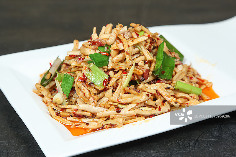 中餐美食-萝卜干炒腊肉图片素材