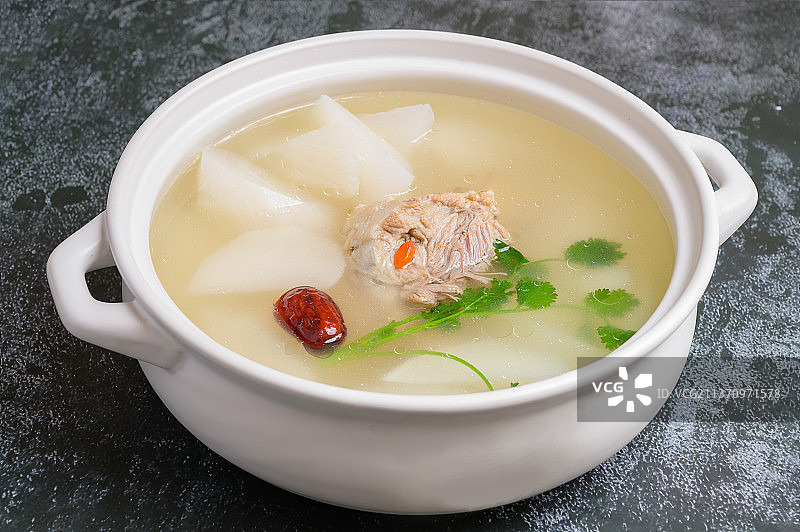 中餐美食-萝卜炖棒骨图片素材