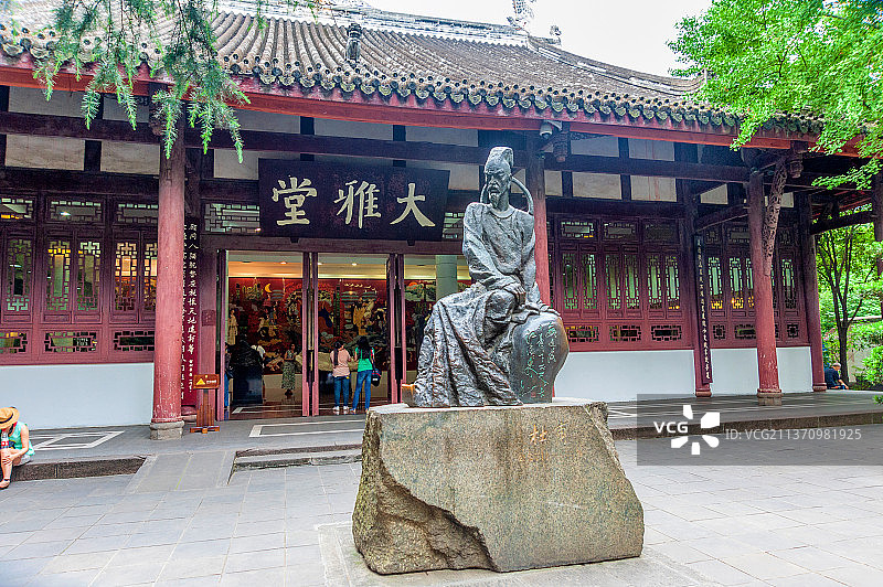 中国四川成都杜甫草堂博物馆图片素材