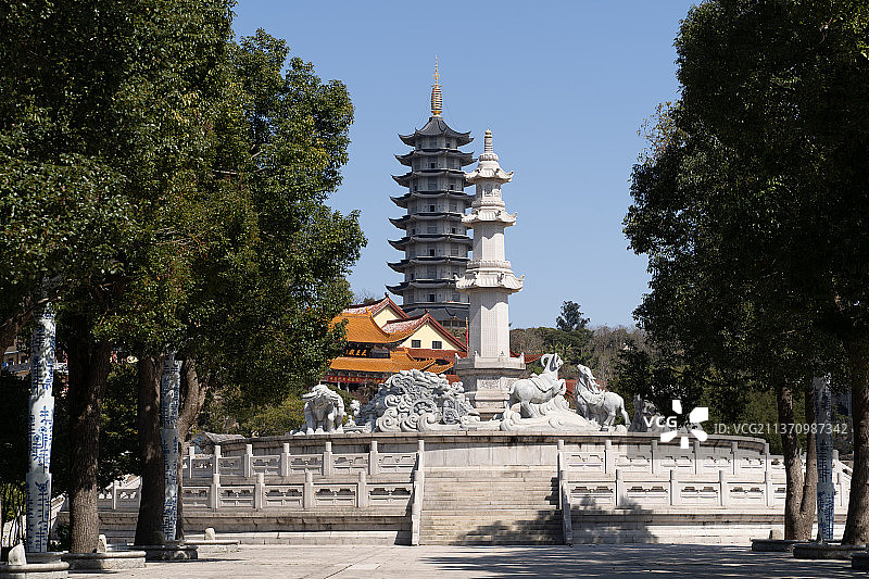 温州市洞头区中普陀寺经幢图片素材