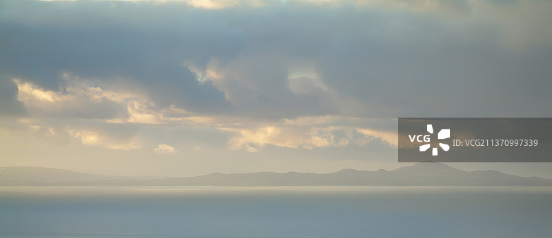 英国Llyn半岛的日落图片素材