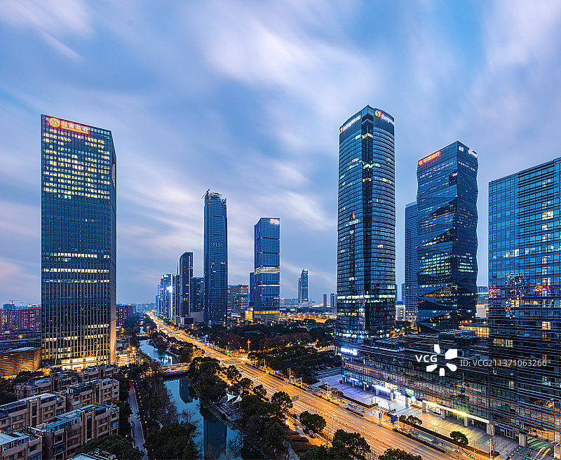 s南京建邺区河西CBD图片素材