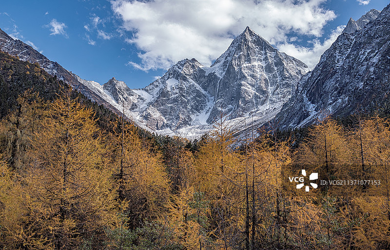 毕棚沟的秋天图片素材