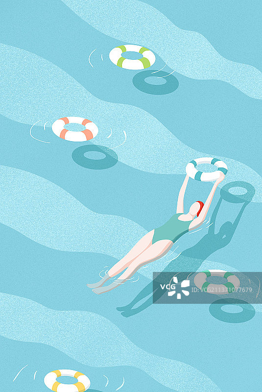 夏日丨泳池图片素材