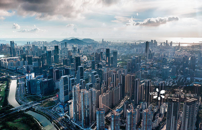 南山高新园航拍图片素材