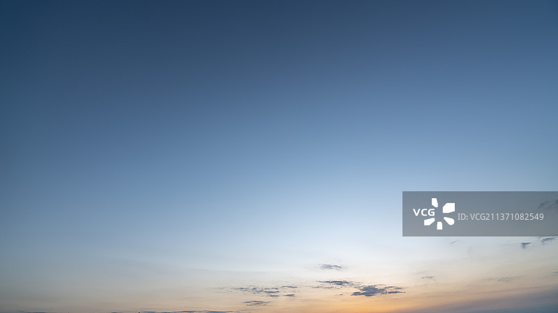 天空晚霞景观图片素材