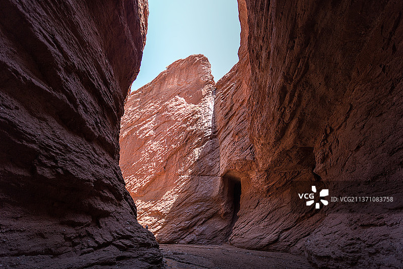 新疆库车天山大峡谷图片素材