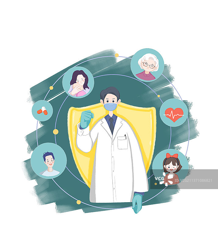 医疗卫生帆布袋图片素材