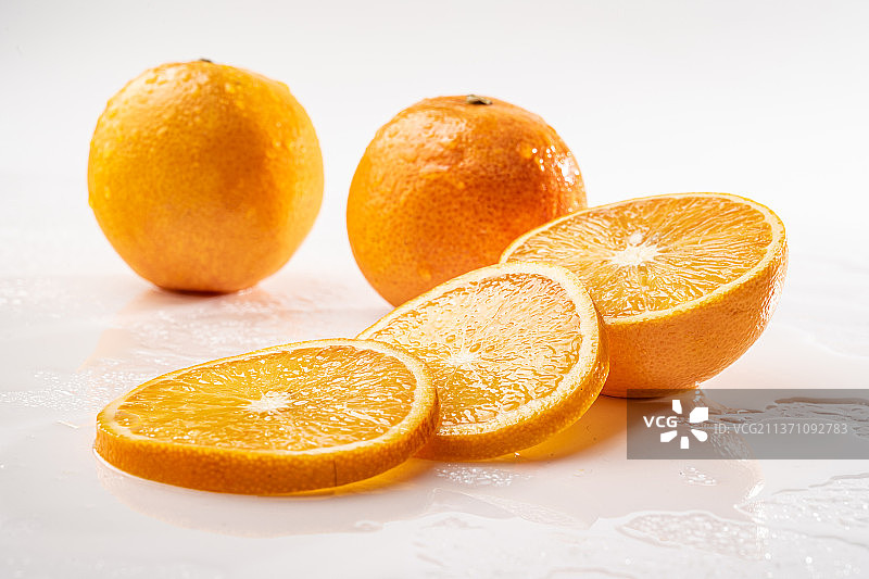 鲜嫩多汁的血橙图片素材
