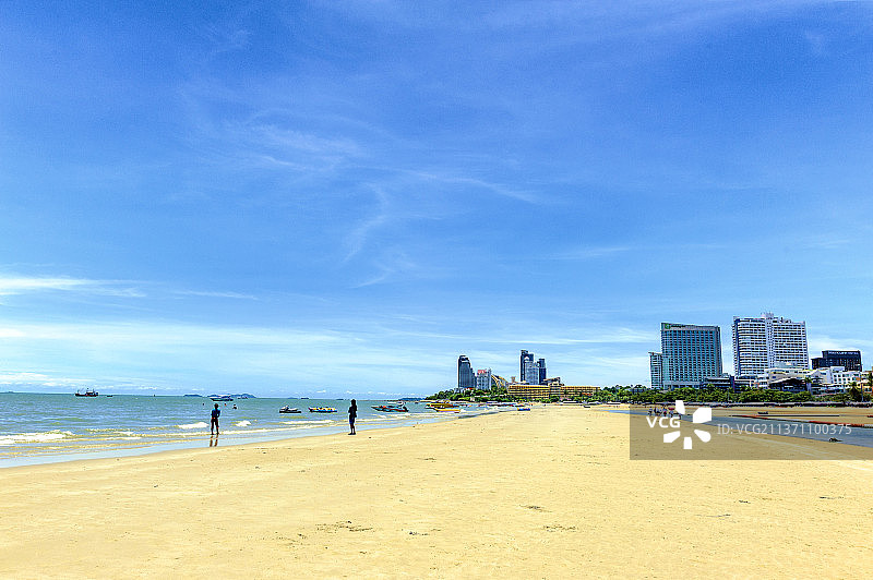 亚洲泰国芭提雅海滩风光图片素材