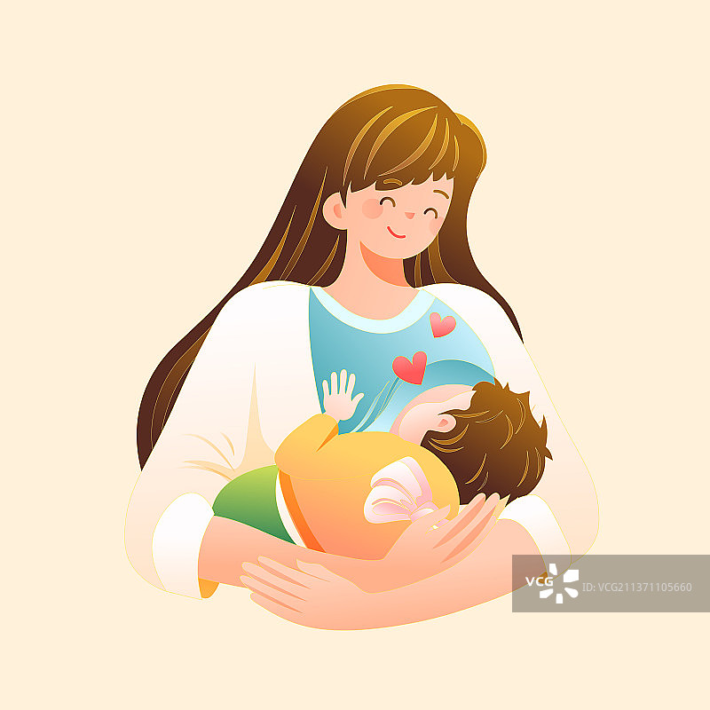 卡通春季春雨春天春分节气旅行母亲节母婴妇女节母亲节儿童节亲子游出行踏青大自然风景城市建筑渐变矢量插画图片素材