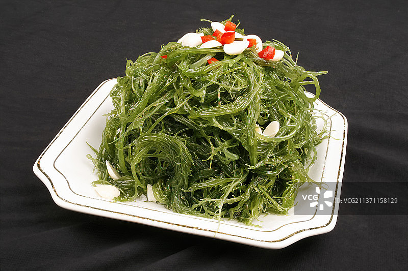 中餐美食-凉拌龙须菜图片素材