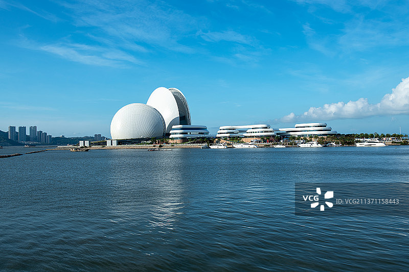 珠海现代城市风光图片素材