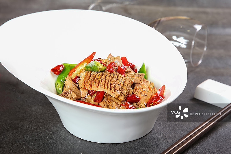 中餐美食-爆炒腰花图片素材