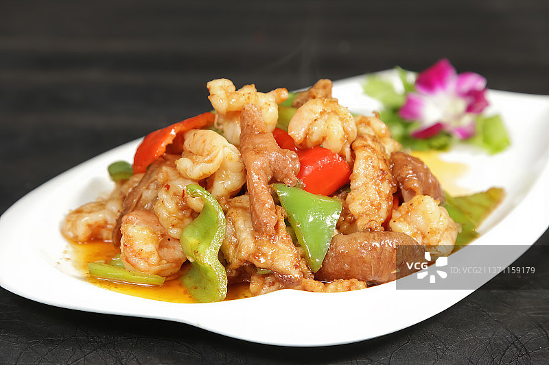 中餐美食-爆三样图片素材