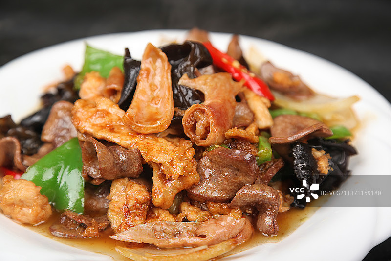 中餐美食-爆三样图片素材