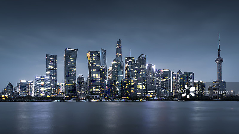 北外滩夜景图片素材